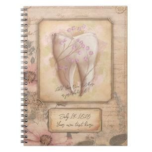 Carnet Élégant Vintage Vieux carnet-Cadeau Dentaire