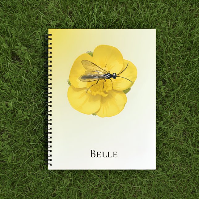 Carnet Elegant Yellow Floral Notebook (Créateur téléchargé)