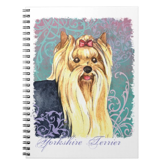 Carnet Elegant Yorkie (Devant)