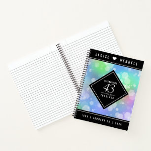 Carnet Élégante 43ème anniversaire du Mariage Opal