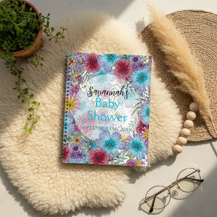 Carnet Élégante Fleurs de Bohême Radiant Baby in Bloom