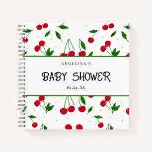 Carnet Elégante liste de cadeaux de baby shower motif cer