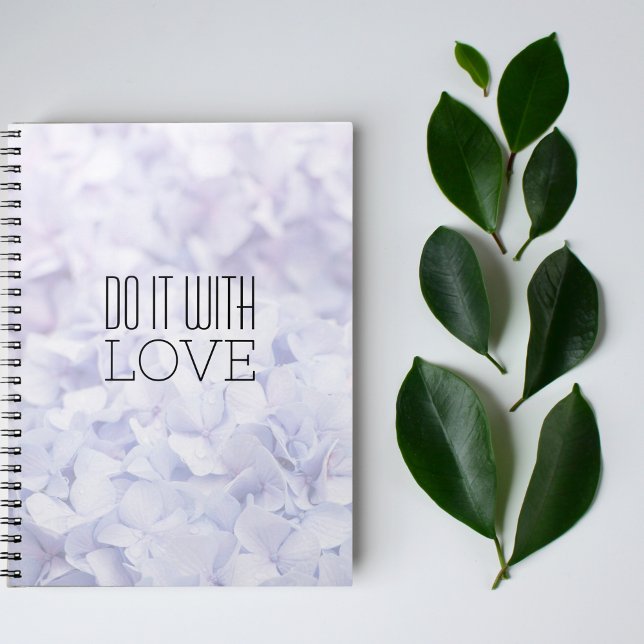 Carnet Élégante motivation Faites-le avec amour (Créateur téléchargé)