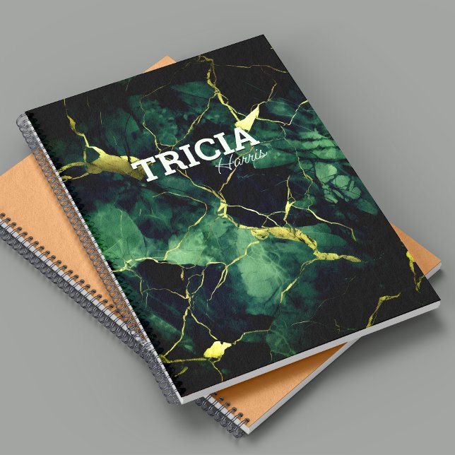 Carnet Elégante parties scintillant en faux or de marbre  (Créateur téléchargé)