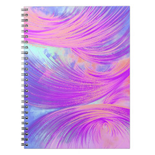 Carnet Élégante Peau violet violet Abstrait