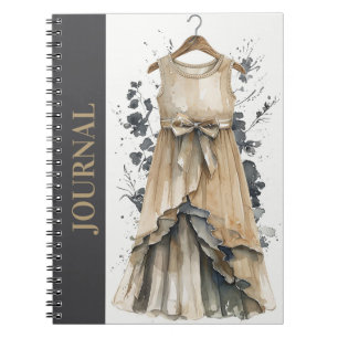 Carnet Élégante petite robe noire (LBD) Recette beige