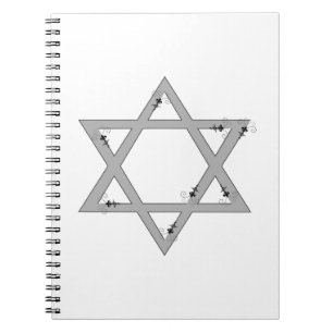 Carnet elegent star of david