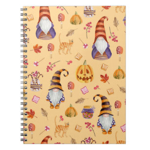 Carnet Eléments d'Halloween : aquarelle vintage transpare