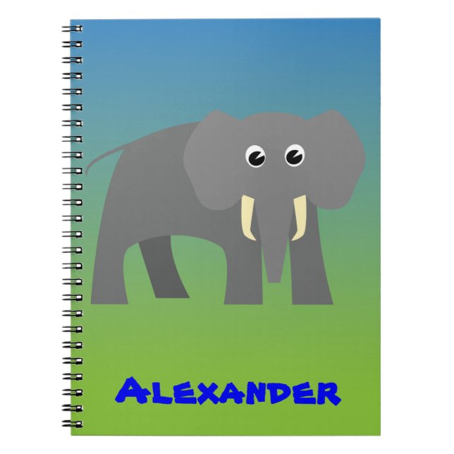 Carnet éléphant (Devant)