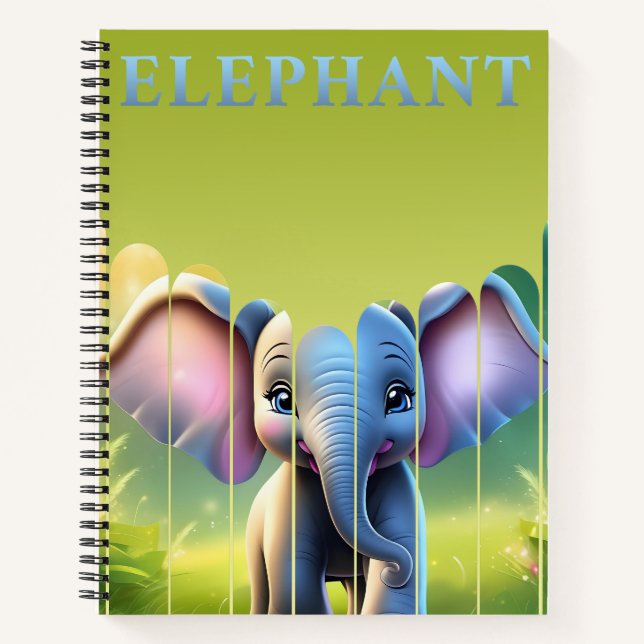 Carnet éléphant (Devant)