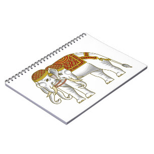 Carnet Elephant blanc thaïlandais Erawan