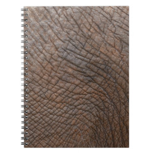Carnet éléphant Brown en gros plan