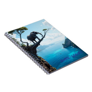 Carnet Éléphant en équilibre sur une falaise – Faune surr