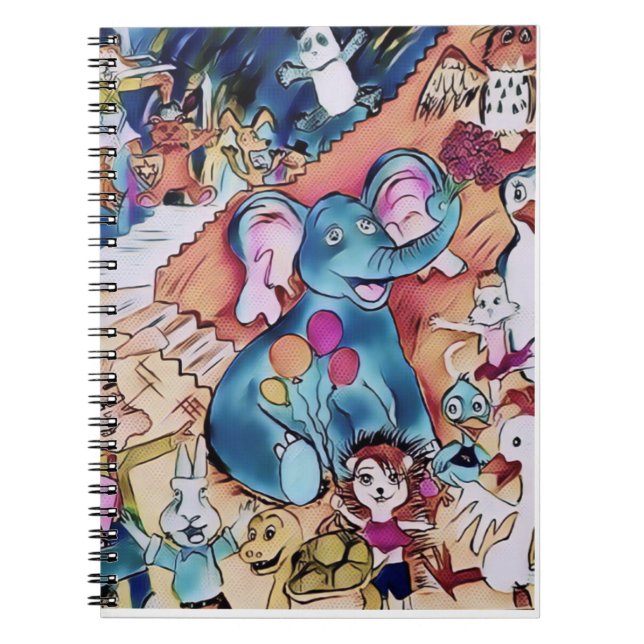 Carnet Elephant et amis : Une ménagerie de critères (Devant)