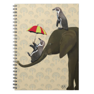 Carnet Éléphant et pingouins