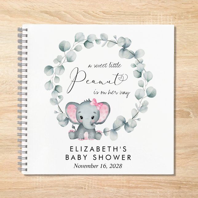 Carnet Elephant Eucalyptus Baby Girl Showbook (Créateur téléchargé)