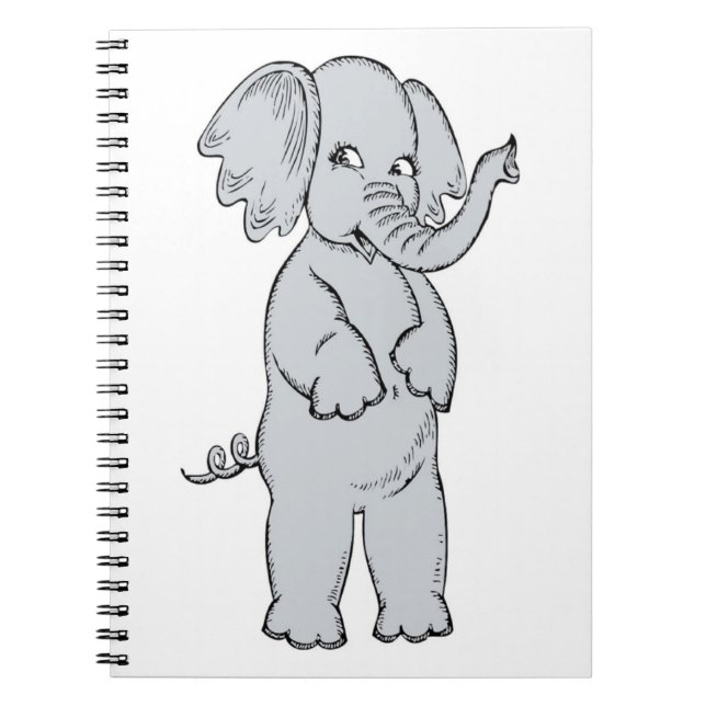 CARNET ELEPHANT FILLE (Devant)