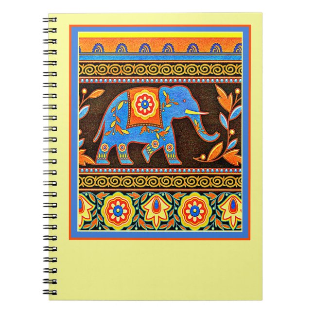 Carnet Éléphant indigène (Devant)
