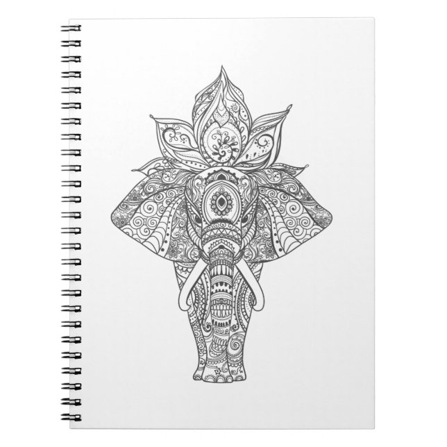 Carnet Éléphant inspiré (Devant)
