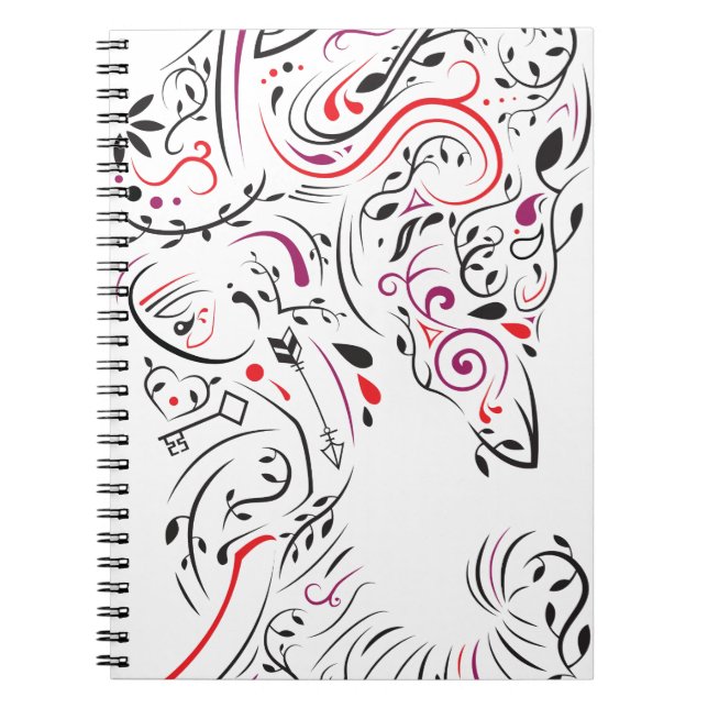 Carnet éléphant orné (Devant)