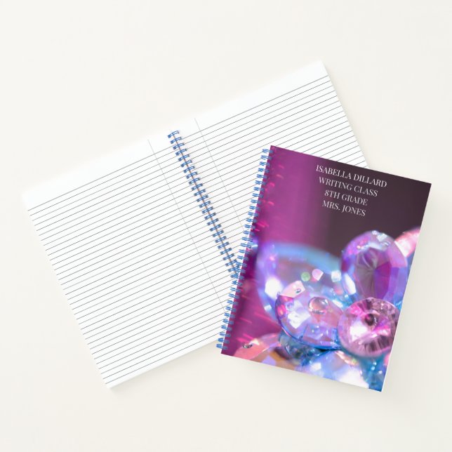Carnet Élève de la classe des joyaux violets bleus mystiq (Intérieur)