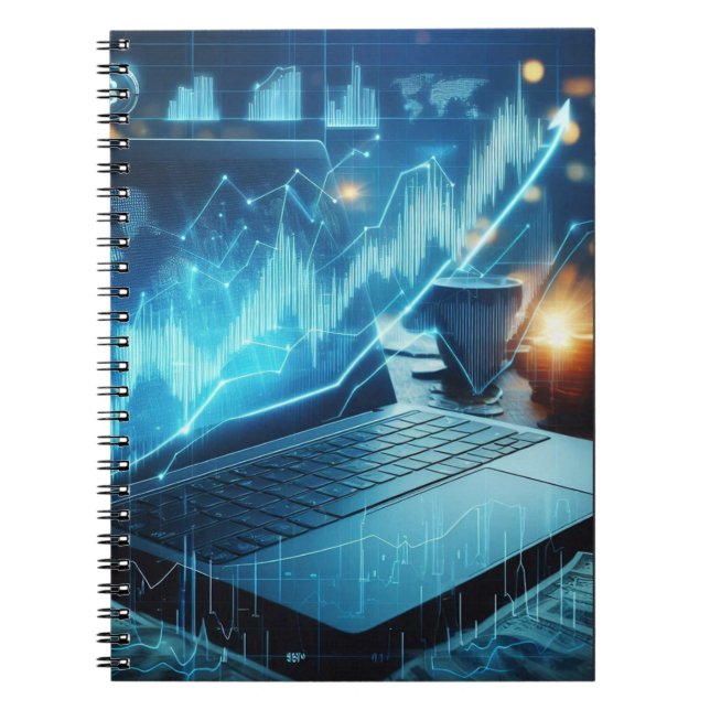 Carnet Elevez votre espace avec l'art inspiré du trading. (Devant)