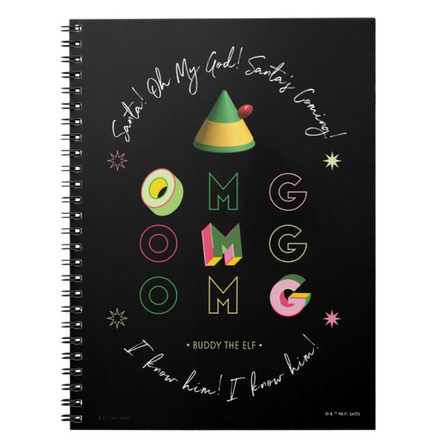 Carnet Elf the Movie | PÈRE NOËL OMG (Devant)