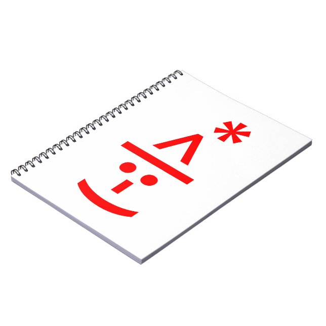 Carnet Elfe de Noël Emoticon Xmas ASCII Texte Art (Côté gauche)