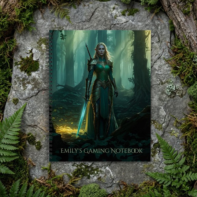 Carnet Elfe Gardien du Royaume Enchanté (Créateur téléchargé)