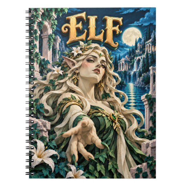 Carnet Elfe, Monstre de Papier Découpé (Devant)
