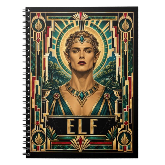 Carnet Elfe, mythique Art déco (Devant)