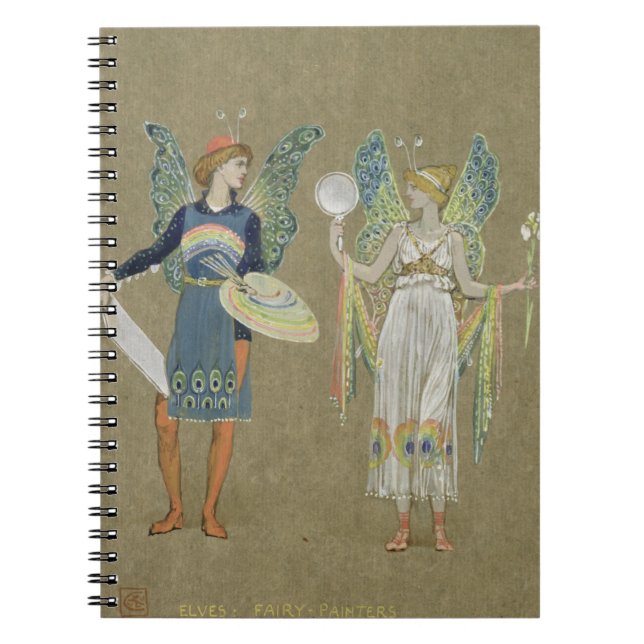 Carnet Elfes et peintres de fées, de "The Snowman" 1899 (Devant)