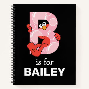 Carnet Elmo Alphabet B Bulles