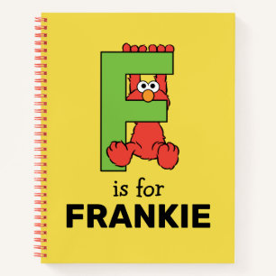 Carnet Elmo Alphabet F Vert