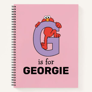 Carnet Elmo Alphabet G Violet