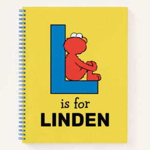 Carnet Elmo Alphabet L Bleu
