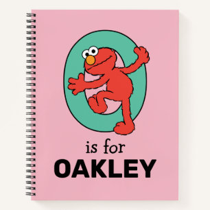 Carnet Elmo Alphabet O Turquoise