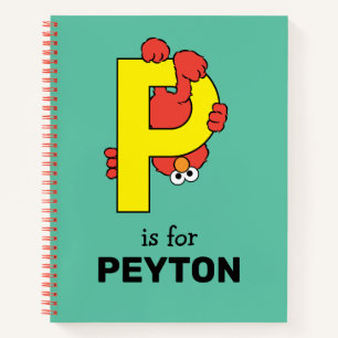 Carnet Elmo Alphabet P Jaune