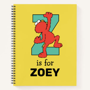 Carnet Elmo Alphabet   Z Turquoise