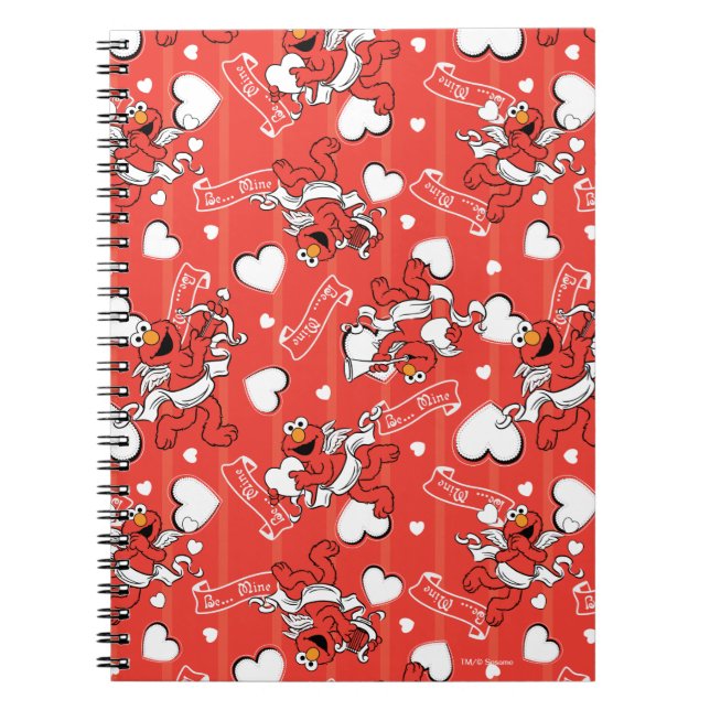 Carnet Elmo Cupidon de la Saint-Valentin (Devant)