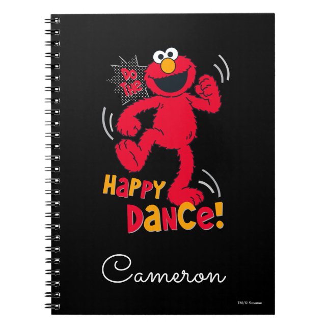 Carnet Elmo | Faire la joyeuse danse (Devant)