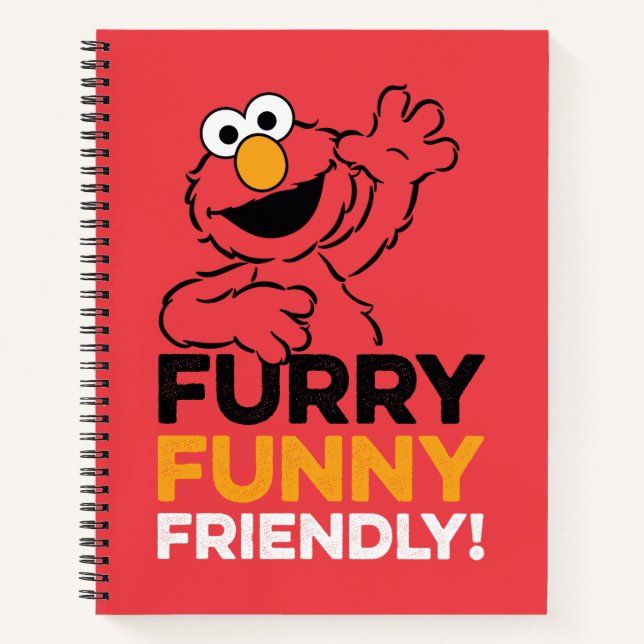 Carnet Elmo | Furry Amical (Devant)