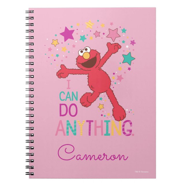 Carnet Elmo | Je peux faire n'importe quoi (Devant)