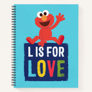Carnet Elmo   L est pour l'amour