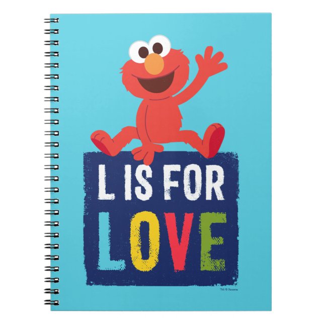 Carnet Elmo | L pour Amour (Devant)