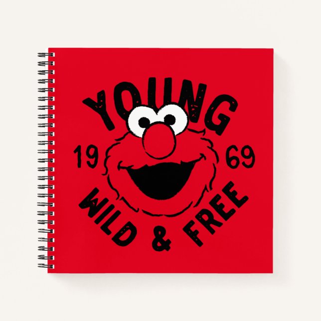 Carnet Elmo Skate Logo - Young, Wild & Free 1969 (Devant)