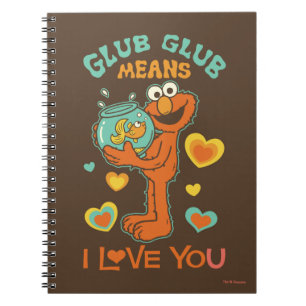Carnet Elmo tenant son poisson rouge