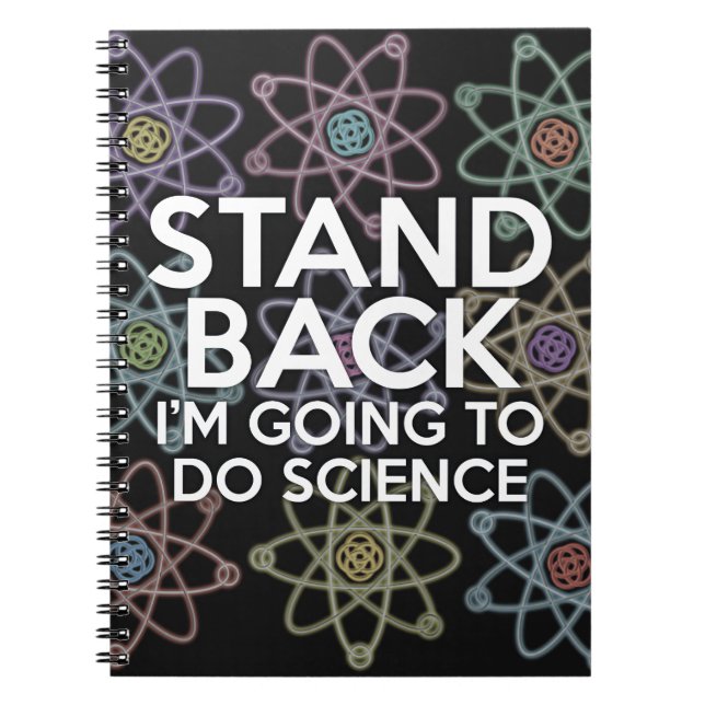 CARNET ÉLOIGNEZ-VOUS, JE VAIS FAIRE DE LA SCIENCE (Devant)