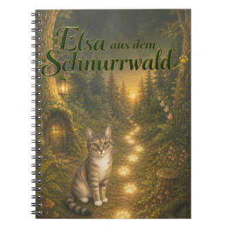 Carnet Elsa de la forêt ronronnante bloc-notes 🐾✨