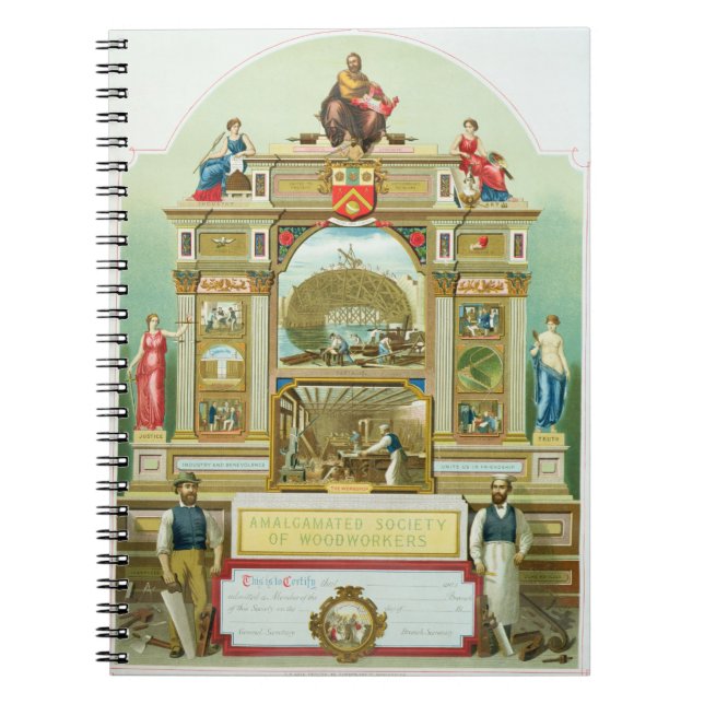 Carnet Emblème commercial de la société amalgamée de (Devant)